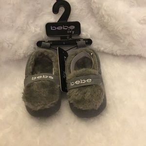 Bebe Baby Slippers size 1 NWT